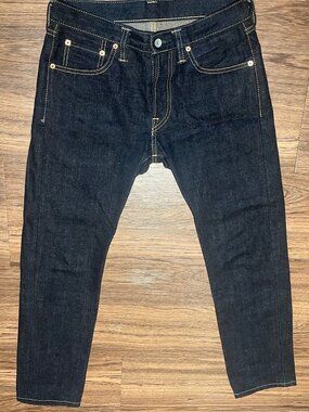 Iron Heart 777N 17oz Natural Indigo Jeans - Slim Tapered - Size: 31x28